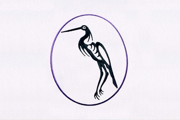 Heron: A Refined Bird Embroidery Design for Real Projects