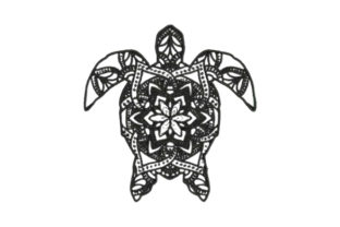 Turtle Mandala: A Thoughtful Line-Art Embroidery Design Review